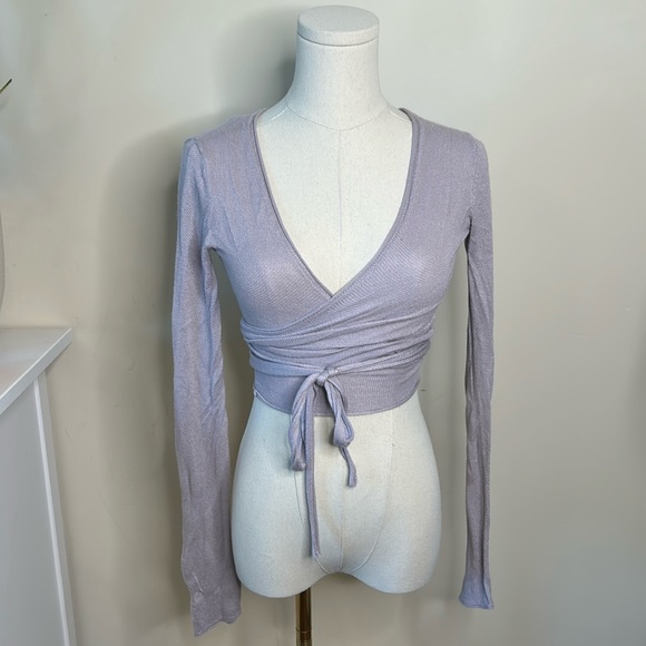 Lululemon RARE Ballet Wrap Lilac Lavendar sz 4 soft material - Picture 2 of 6